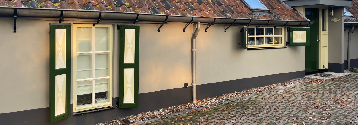 Woning met luiken